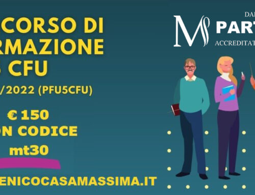 Percorso di formazione 5 CFU Mnemosine per i vincitori del concorso straordinario bis: € 150 con promozione MT30